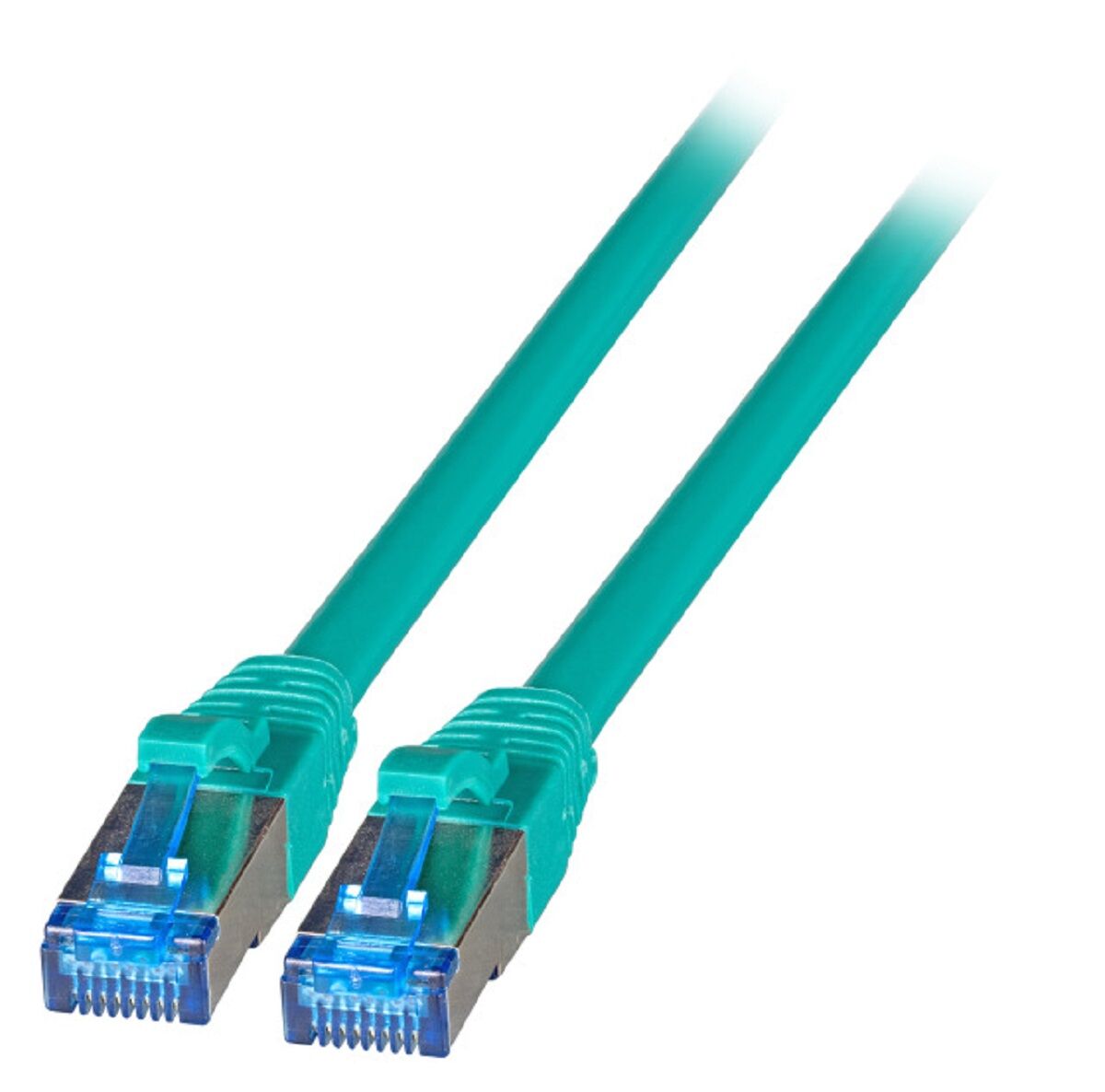 RJ45 Patchkabel Cat.6A S/FTP TPE Cat.7 Rohkabel grün