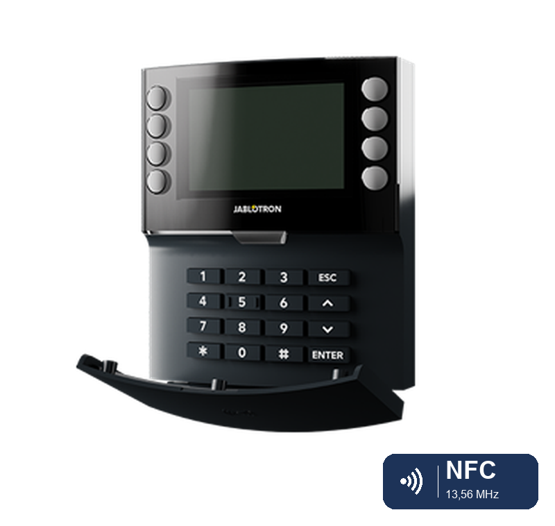 JA-115E-NFC-AN BUS-Tastatur mit Display und NFC - anthrazit
