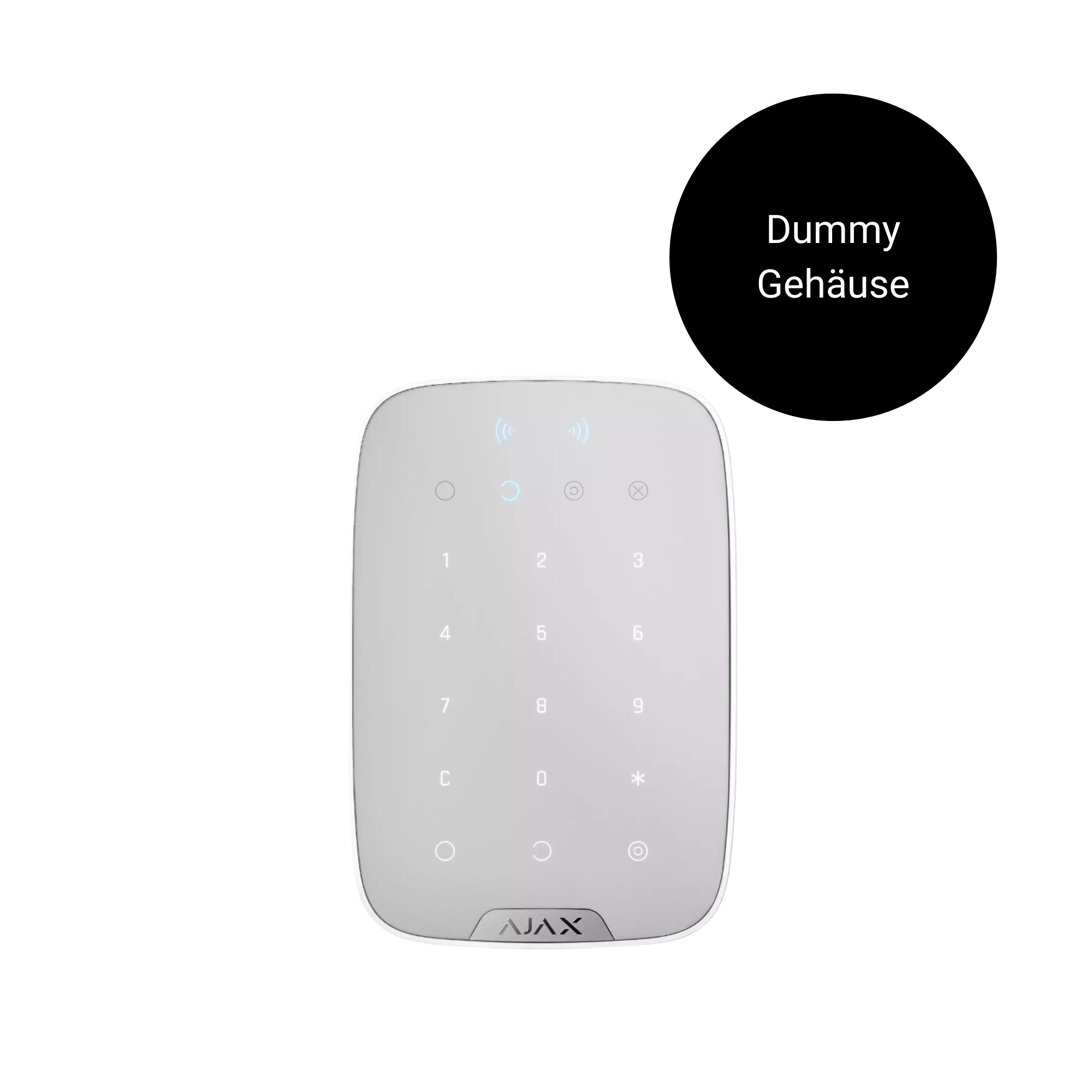 DummyBox Ajax KeyPad Plus Jeweller weiß