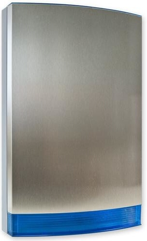 JA-1X1A-C-ST-B Edelstahlabdeckung für JA-111A, JA-151A und JA-163A - blaue LED